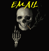 email, skull beckoning
